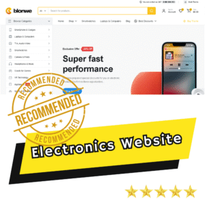 Electronics e-Commerce Website Template