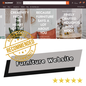 Furniture e-Commerce Website Template