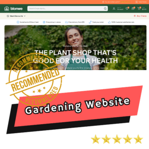 Gardening e-Commerce Website Template