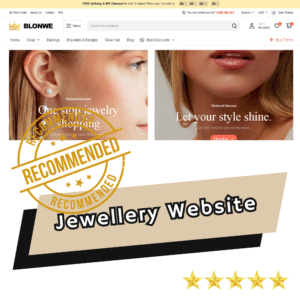 Jewellery e-Commerce Website Template