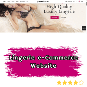 Lingerie e-Commerce Website Template