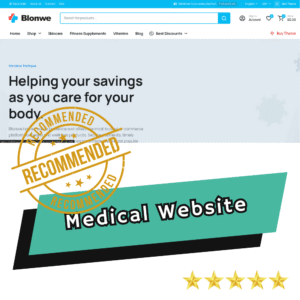 Medical e-Commerce Website Template
