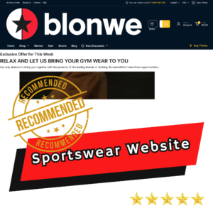 Sportswear e-Commerce Website Template