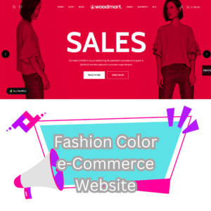 Fashion Color e-Commerce Website Template