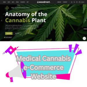 Medical Cannabis e-Commerce Website Template