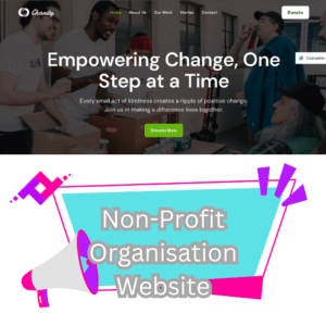 Non-Profit Orgaization Website Template