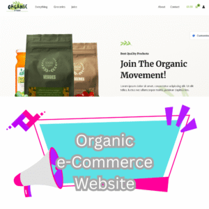 Organic e-Commerce Website Template