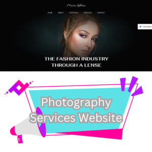 Photography Services Website Template