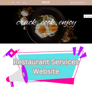 Restaurant Services Website Template