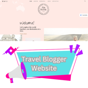 Travel Blogger Website Template