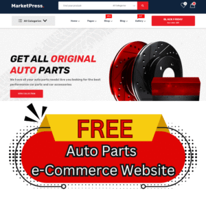 Auto Parts e-Commerce Website Template 2025