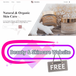 Beauty and Skincare Website Template