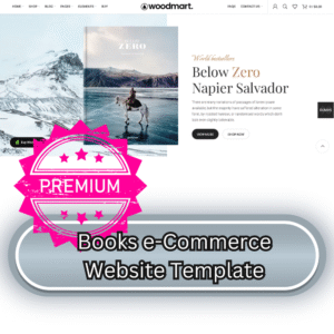 Books e-Commerce Website Template 2025