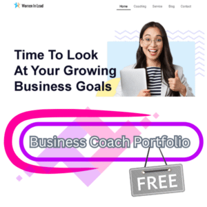 Free Business Coach Personal Website Template