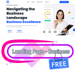 Free Business Landing Page Website Template