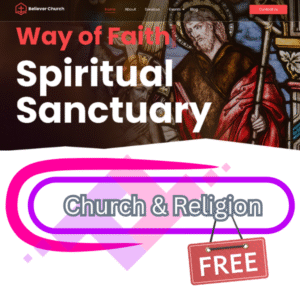 Free Church & Religion Website Template
