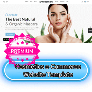 Cosmetics e-Commerce Website Template 2025
