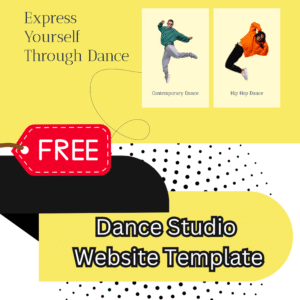 Dance Studio Website Template 2025