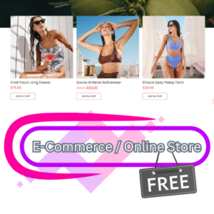 Free E-Commerce Online Store Website Template