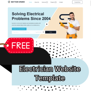Electrician Website Template 2025
