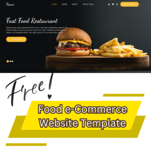 Food e-Commerce Website Template 2025