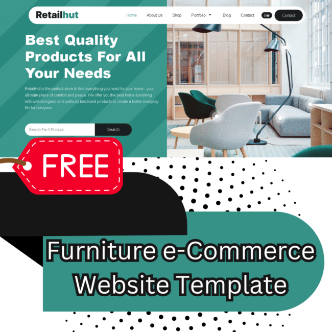 Furniture e-Commerce Website Template 2025