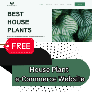 House Plant e-Commerce Website Template 2025