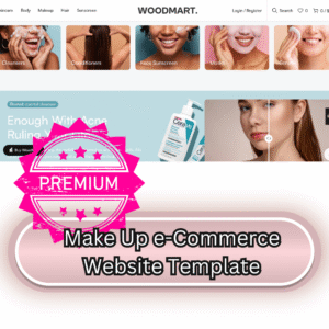 Make Up e-Commerce Website Template 2025