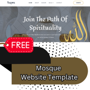 Mosque Website Template 2025