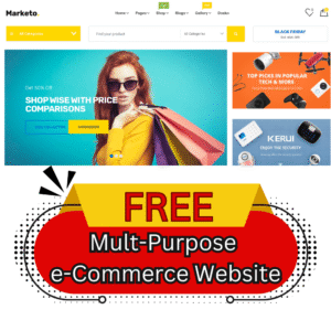 Multi-Purpose e-Commerce Website Template 2025