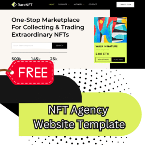 NFT Agency Website Template 2025