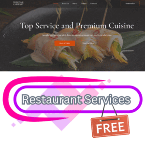 Restaurant Services Website Template