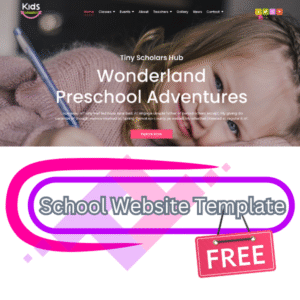 School Website Template
