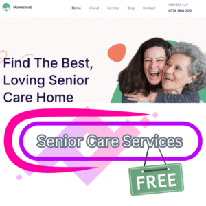 Senior Care Services Website Template