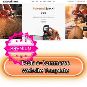 Tools e-Commerce Website Template 2025