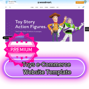 Toys e-Commerce Website Template 2025