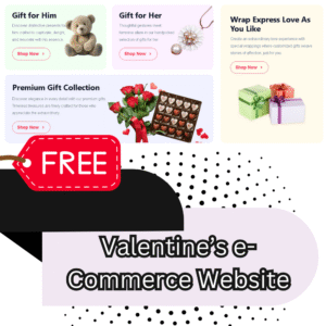 Valentine's e-Commerce Website Template 2025